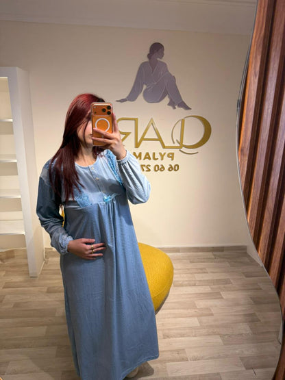 بيجامة موبرا طويلة – نصف موسم