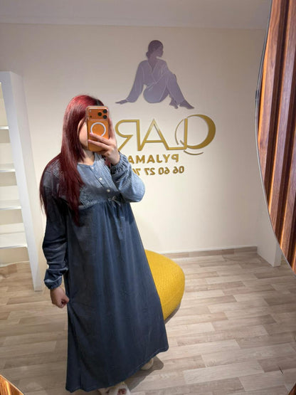 بيجامة موبرا طويلة – نصف موسم