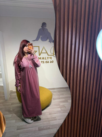 بيجامة موبرا طويلة – نصف موسم