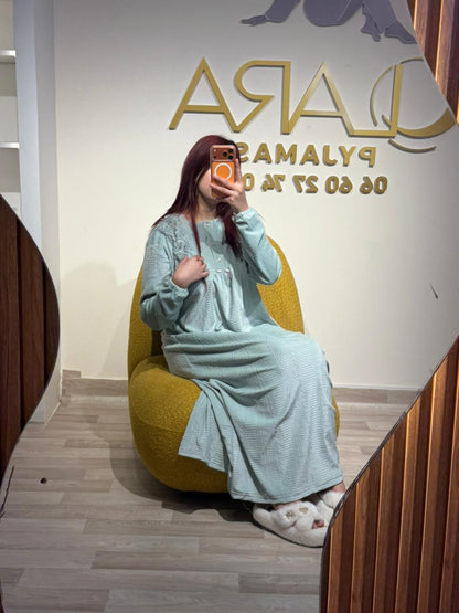 بيجامة موبرا طويلة – نصف موسم