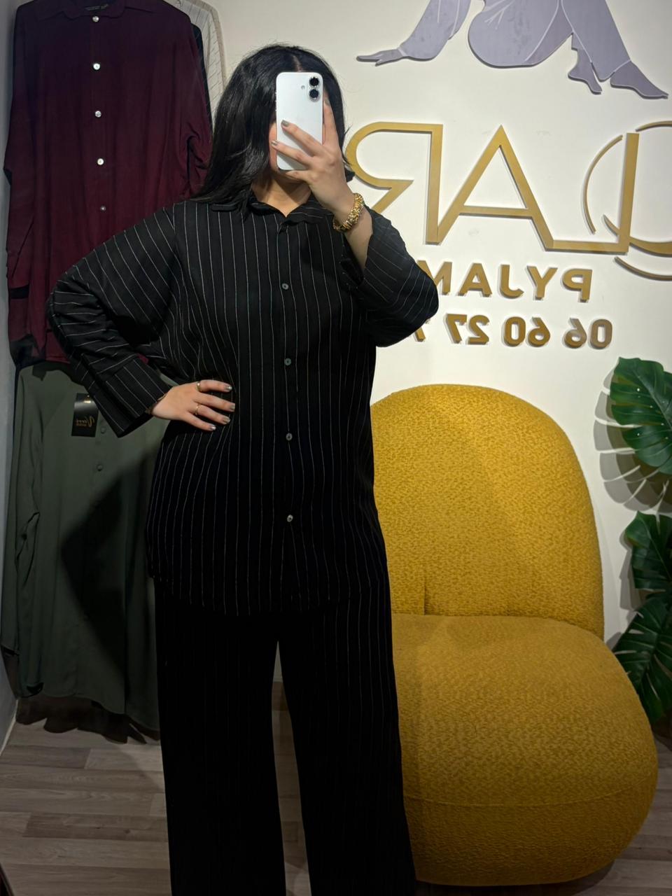طقم نسائي أنيق بستايل عصري ومريح 🌿